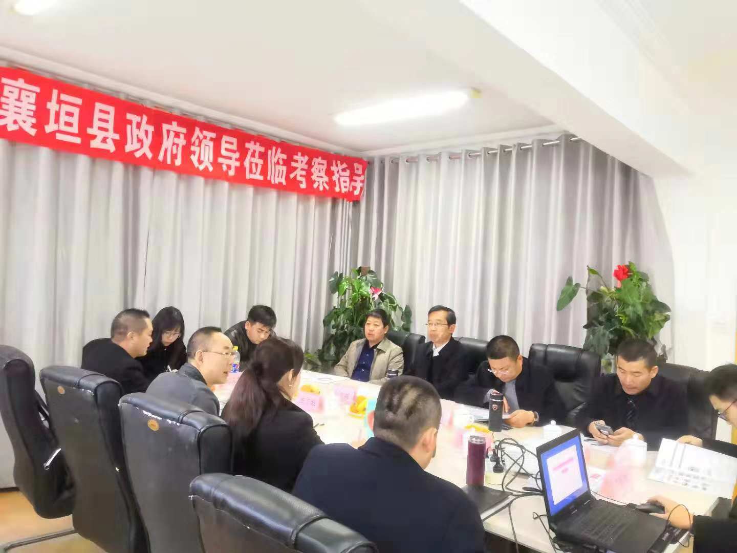 山西省襄垣县副县长一行两省四点考察我司分散式生活垃圾热气化处理项目
